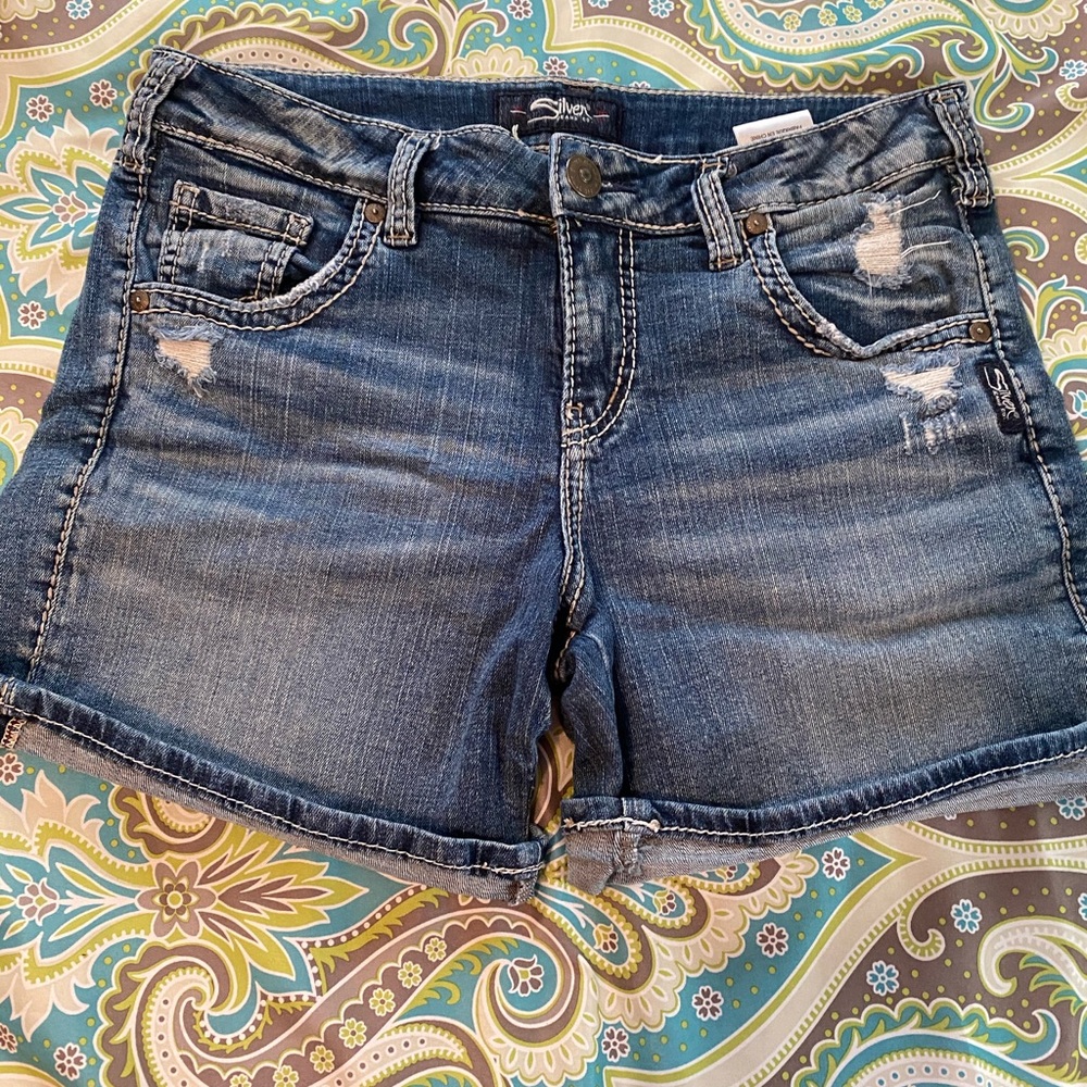 Silver shorts